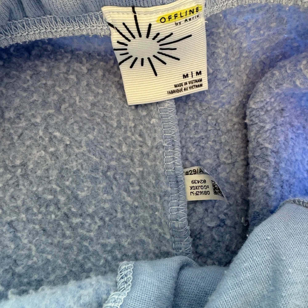 Women’s Aerie Offline Light Blue Sweatpants- Size Medium - Picture 7 of 12